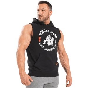 Gorilla Wear Pánska mikina bez rukávu Marshall Sleeveless Černá - S