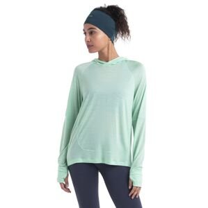 Dámská merino mikina s kapucí ICEBREAKER Wmns Merino 125 Cool-Lite™ Sphere LS Hoodie, Glass velikost: S