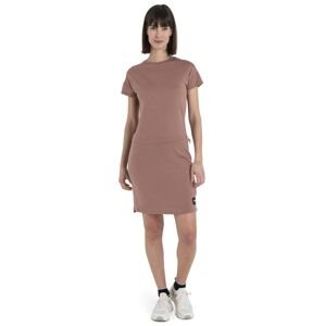 Dámské merino šaty ICEBREAKER Wmns Merino 200 IB X TNF Dress, Burlwood velikost: M