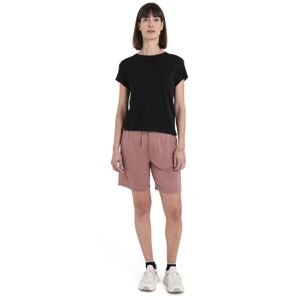 Dámské merino kraťasy ICEBREAKER Wmns Merino IB X TNF Shorts, Burlwood velikost: 6