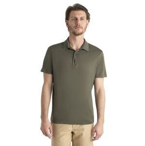 Pánské merino polo triko ICEBREAKER Mens Merino 150 Tech Lite III SS Polo, Loden velikost: XXL