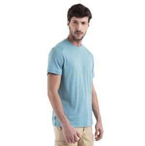 Pánské merino triko krátký rukáv ICEBREAKER Mens Merino 150 Tech Lite III SS Tee, Cloud Ray velikost: XS