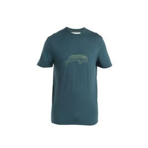 ICEBREAKER Mens Merino 150 Tech Lite III SS Tee Icebreaker Ewe Bound, Fathom Green velikost: L