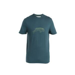 ICEBREAKER Mens Merino 150 Tech Lite III SS Tee Icebreaker Ewe Bound, Fathom Green velikost: S