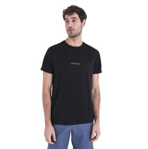 Pánské merino triko krátký rukáv ICEBREAKER Mens Merino 150 Tech Lite III SS Tee Bio Luminate, Black velikost: L