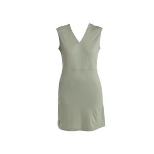 ICEBREAKER Wmns Merino 200 Granary Sleeveless V Neck Dress, Lichen velikost: M