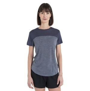 ICEBREAKER Wmns Merino 125 Cool-Lite™ Sphere III SS Tee Colour Block, Graphite Heather/Graphite/Cb velikost: L