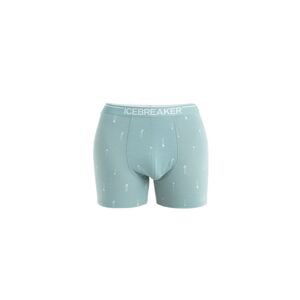 ICEBREAKER Mens Merino Anatomica Boxers Palm Trail AOP, Cloud Ray/Aop velikost: L