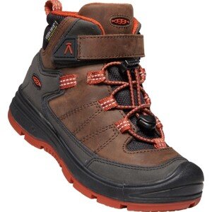 Keen REDWOOD MID WP K coffee bean/picante Velikost: 25/26 dětské boty