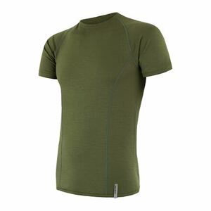 SENSOR MERINO ACTIVE pánské triko kr.rukáv safari Velikost: XL