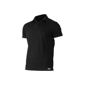 Lasting ELIOT 9090 černá vlněné merino polo košile Velikost: XXL