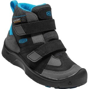 Keen HIKEPORT MID STRAP WP K - black/blue jewel Velikost: 24 dětské boty