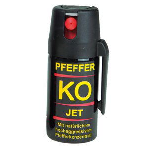 F.W. KLEVER Sprej obranný pepřový KO JET 40ml Barva: Černá