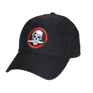 ROTHCO Čepice DELUXE SKULL/KNIFE baseball ČERNÁ Barva: Černá