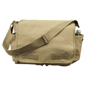 ROTHCO Taška VINTAGE přes rameno 38 x 28 x 15 cm KHAKI Barva: KHAKI