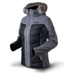 Trimm Cortina Black / Grey Melange Velikost: XL dámská bunda