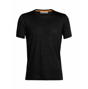 pánské merino triko krátký rukáv ICEBREAKER Mens Sphere II SS Tee, Black (vzorek) velikost: M