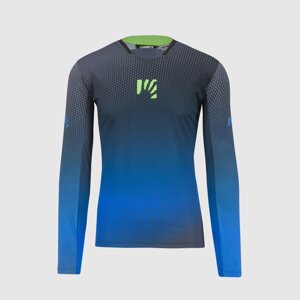 KARPOS M Val Di Dentro Jersey Ls, Black/Indigo B./Green Fluo (vzorek) velikost: M