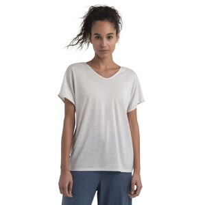 ICEBREAKER Wmns Drayden Reversible SS Top, Ecru Heather velikost: L