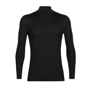 pánské triko dlouhý rukáv ICEBREAKER Mens 260 Tech LS Turtleneck, Black velikost: S