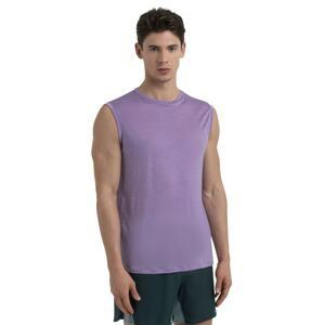 Pánské merino tílko ICEBREAKER Mens Merino 125 Cool-Lite™ Sphere III Tank, Purple Gaze velikost: L