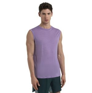 Pánské merino tílko ICEBREAKER Mens Merino 125 Cool-Lite™ Sphere III Tank, Purple Gaze velikost: XL