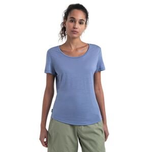 Dámské merino triko krátký rukáv ICEBREAKER Wmns Merino 125 Cool-Lite™ Sphere III SS Scoop Tee, Kyanite velikost: XL