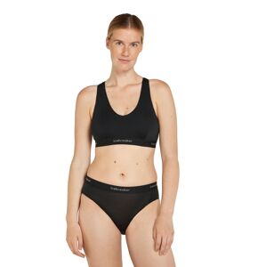 Dámská merino podprsenka ICEBREAKER Wmns 125 Cool-Lite Sprite Racerback Bra, Black velikost: M