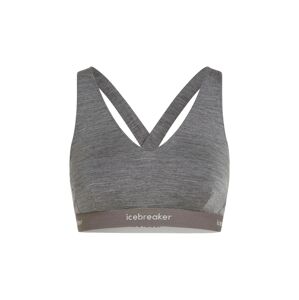 Dámská merino podprsenka ICEBREAKER Wmns 125 Cool-Lite Sprite Racerback Bra, Gritstone Heather velikost: S