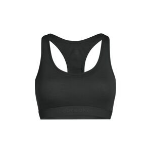 Dámská merino podprsenka ICEBREAKER Wmns 125 ZoneKnit Racerback Bra, Black velikost: S