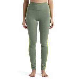 Dámské merino spodky ICEBREAKER Wmns 200 Sonebula Leggings, Lichen/Hyper/Cb velikost: L