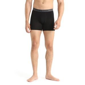 Pánské merino boxerky ICEBREAKER Mens Anatomica Boxers, Black velikost: L