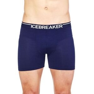 Pánské merino boxerky ICEBREAKER Mens Anatomica Boxers, Midnight Navy velikost: L