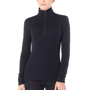 Dámské merino tričko s dlouhým rukávem ICEBREAKER Wmns 175 Everyday LS Half Zip, Black velikost: L