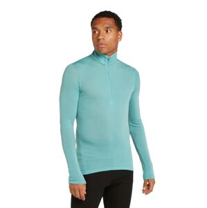 Pánské merino tričko s dlouhým rukávem ICEBREAKER Mens 175 Everyday LS Half Zip, Cloud Ray velikost: L