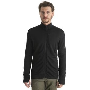 Pánská merino mikina ICEBREAKER Mens 260 Quantum IV LS Zip, Black velikost: L