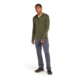 Pánská merino mikina s kapucí ICEBREAKER Mens 260 Quantum IV LS Zip Hoodie, Loden velikost: XL