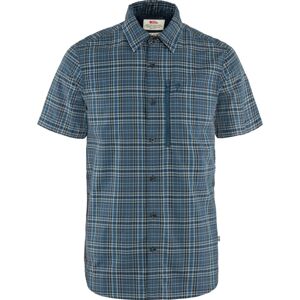 FJÄLLRÄVEN Abisko Hike Shirt SS M, Indigo Blue-Dark Navy (vzorek) velikost: L