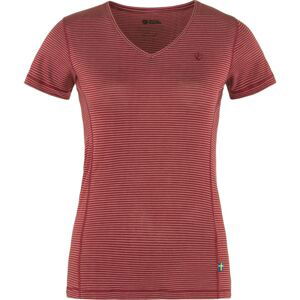 Dámské triko krátký rukáv FJÄLLRÄVEN Abisko Cool T-shirt W, Pomegranate Red velikost: S