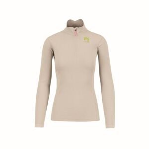 Dámská mikina KARPOS W Pizzocco Half Zip, Oat velikost: XS