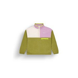 PICTURE W Arcca 1/4 Zip, Green Moss Vanilla Orchid velikost: M