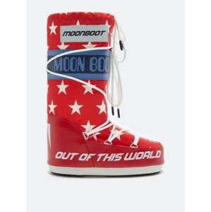 Moon Boot Sněhule  ICON RETROBIKER white stars 42/44