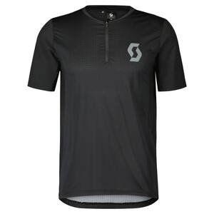 Pánské cyklistické tričko Scott Trail Vertic Zip SS