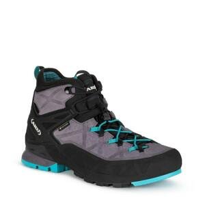 Dámská turistická obuv AKU Rock Dfs Mid Gtx W Grey / Turquoise 37