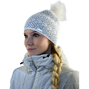 Dámská čepice Colmar Ladies Hat + Eco Fur Bílá 1 size