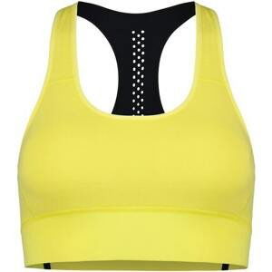 Dámská sportovní podprsenka Mons Royale Stratos Merino Shift Sports Bra Žlutá S