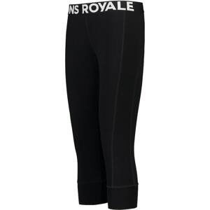 Dámské funkční 3/4 legíny Mons Royale Cascade Merino Flex 200 3/4 Legging Černá S