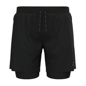 Pánské běžecké šortky Odlo 2-in-1 short X-ALP TRAIL 6 INCH Černá XL