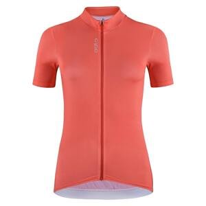 Dámský cyklistický dres Odlo T-shirt s/u collar s/s full zip ZEROWEIG