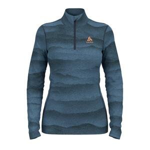 Odlo Dámské sportovní termo prádlo  BL TOP turtle neck l/s half zip WHISTLER  L